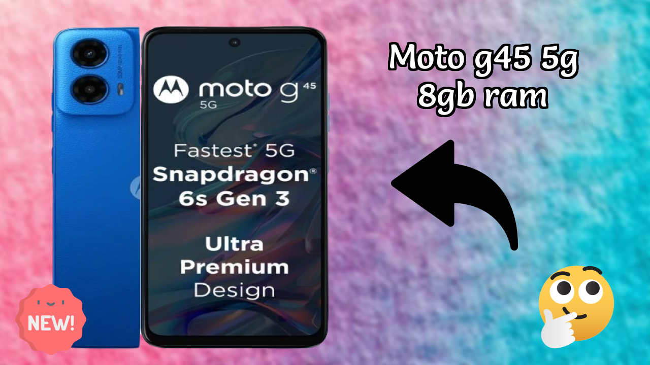 Moto G45 5G 8GB RAM डिस्प्ले साइज़: 6.5 Inches (16.51 Cm) स्क्रीन रिव्यु