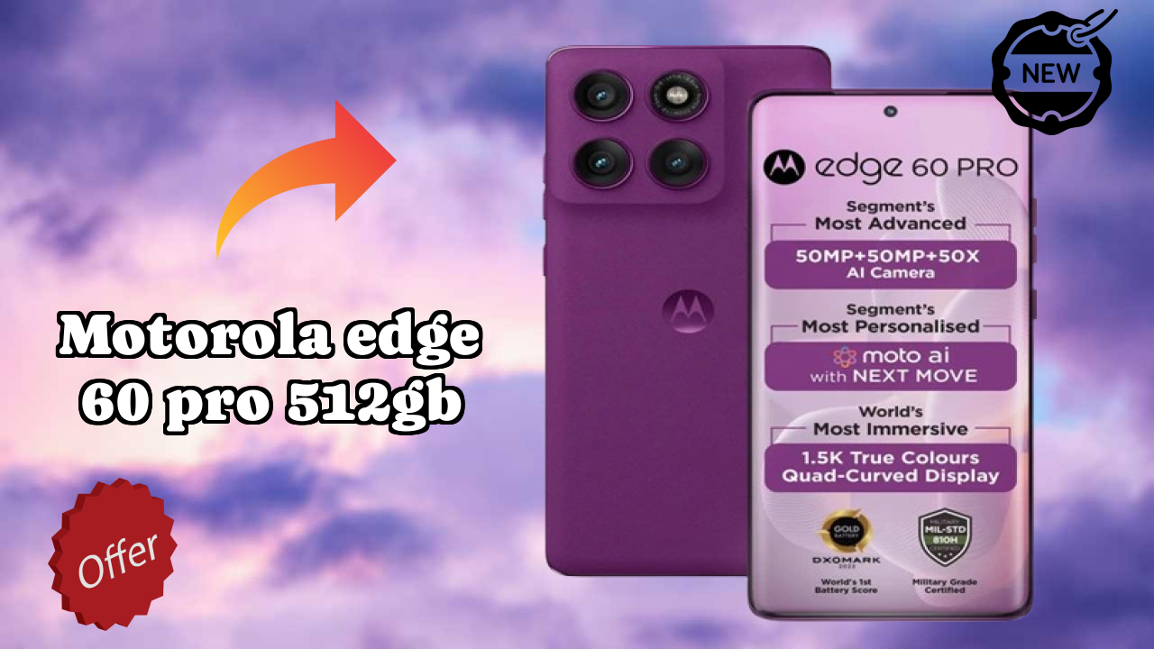 Motorola Edge 60 Pro 512GB क़ीमत: ₹39,999 - पूरा  डिस्कसन
