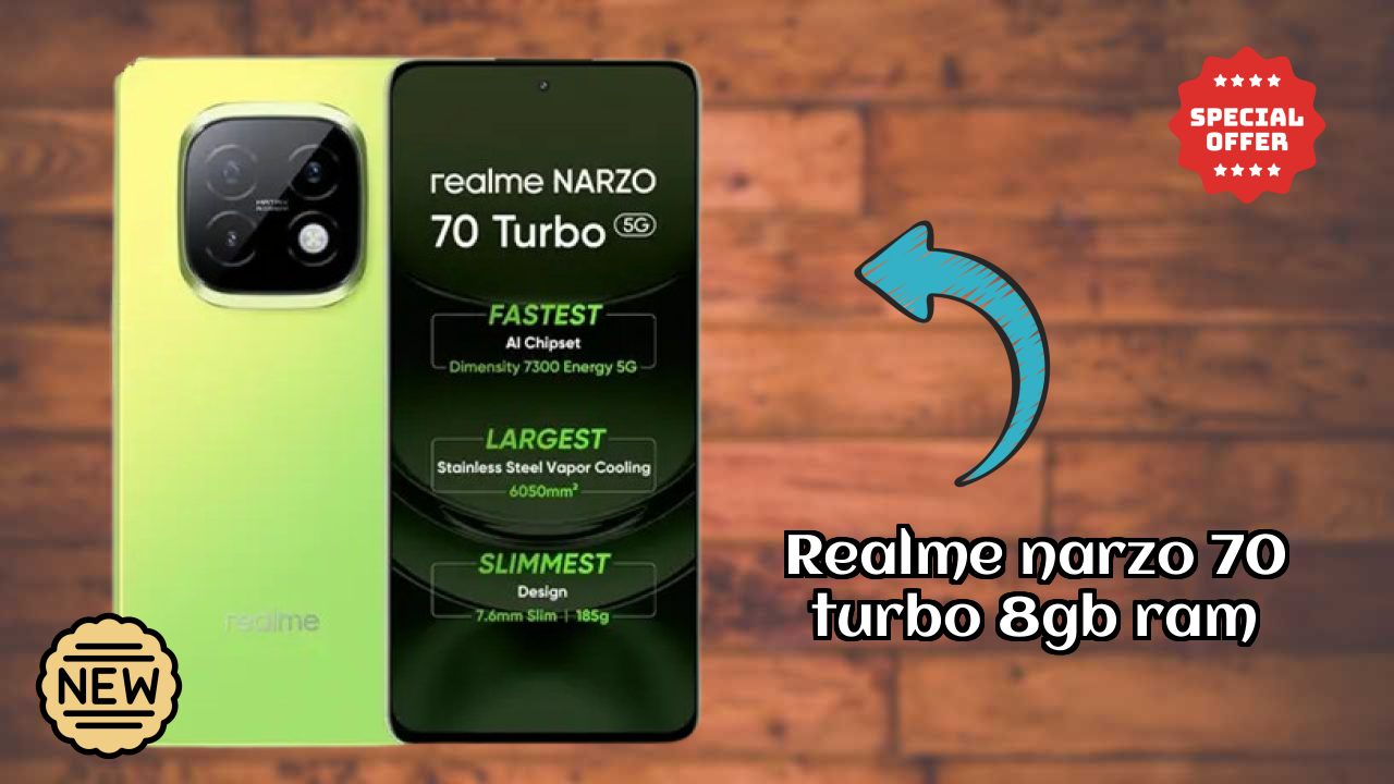 Realme Narzo 70 Turbo 8GB RAM बैटरी लाइफ: 5000 MAh चार्जिंग स्पीड टेस्ट