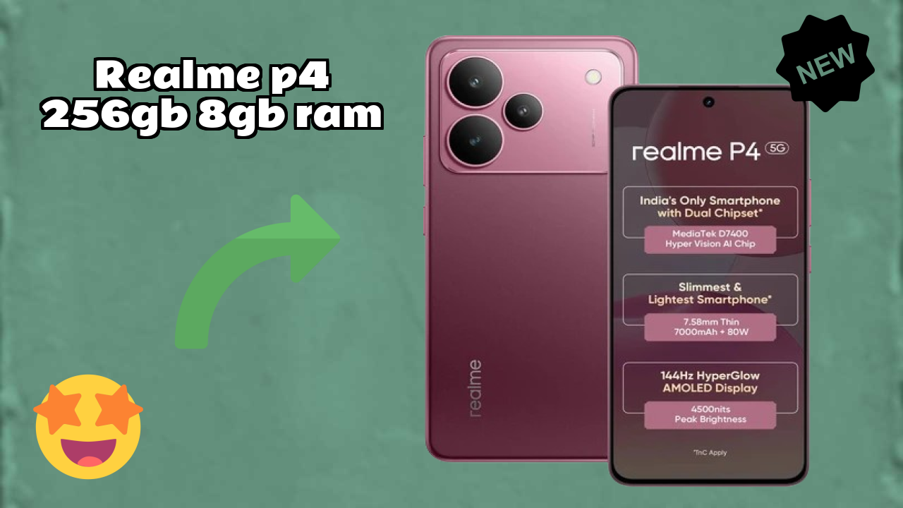 Realme P4 256GB 8GB RAM डिस्प्ले  डिस्कसन: 6.77 Inches (17.2 Cm) क्वॉलिटी