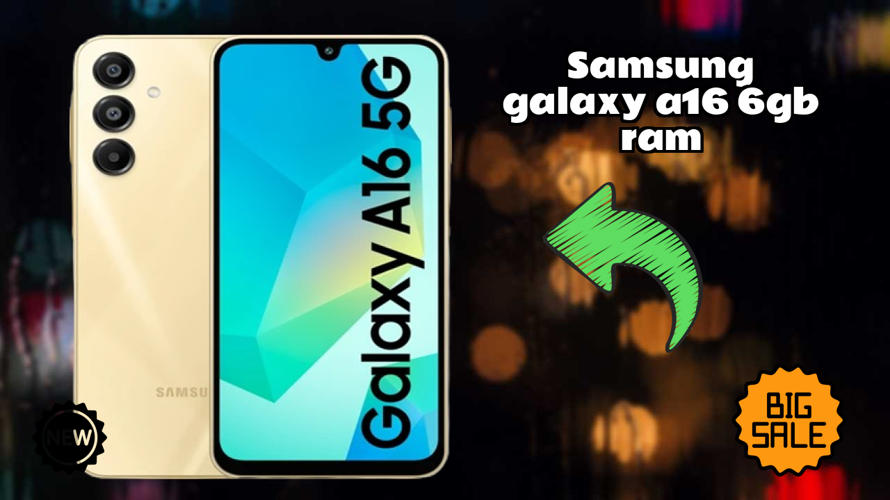 Samsung Galaxy A16 6GB RAM शो: 6 GB RAM मल्टीटास्किंग