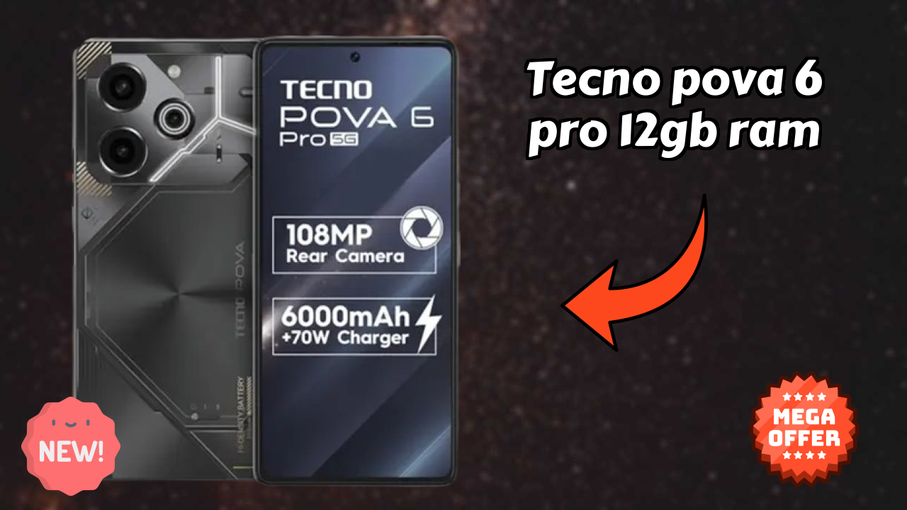 Tecno Pova 6 Pro 12GB RAM गेमिंग शो: MediaTek Dimensity 6080 FPS टेस्ट