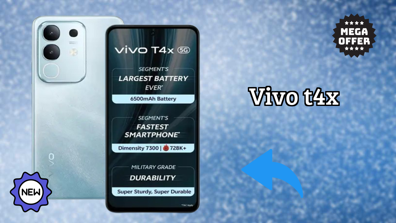 Vivo T4X - भारत में अभी ₹14,990 के तहत बेस्ट फोन